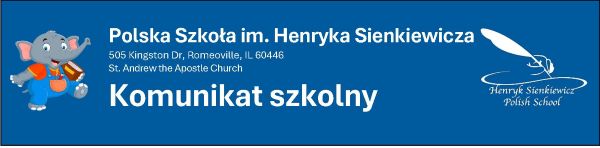 Komunikat szkolny – KWIECIEŃ/MAJ 2025